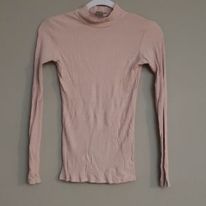 TWIK/SIMONS pink mock neck long sleeve
